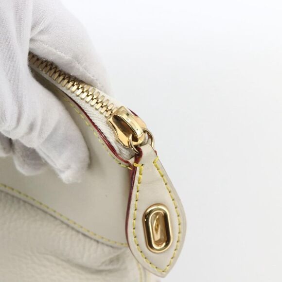 Louis Vuitton Suhali Lockit Handbag Leather White Leather Handbag - Picture 13 of 16